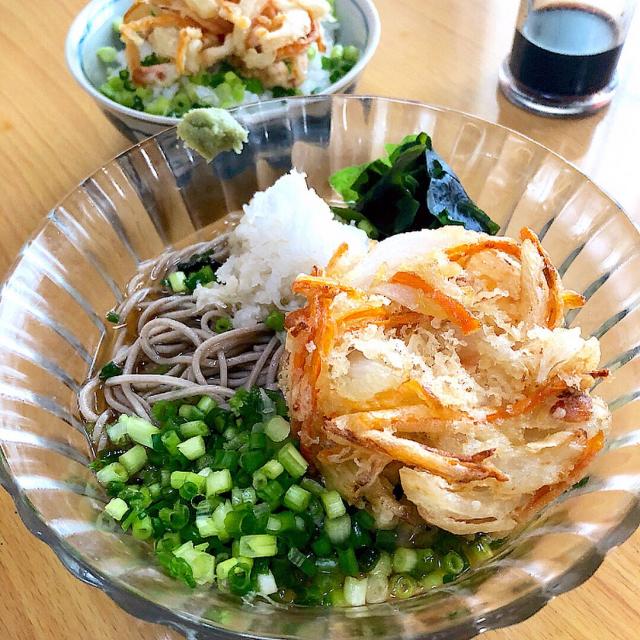 セブンイレブン／レンジ麺「かき揚げそば」北海道の生産者応援